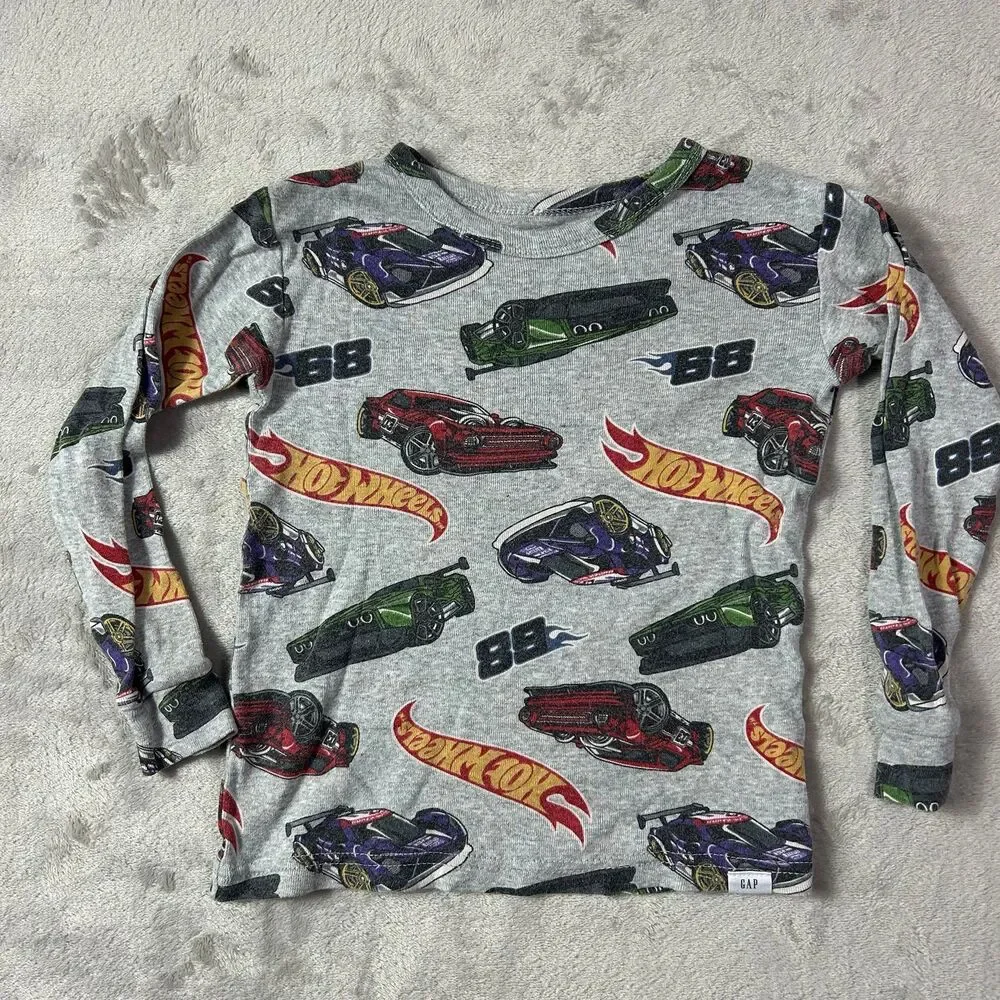 Gap Hot Wheels Organic Cotton Pj Set  4 years old